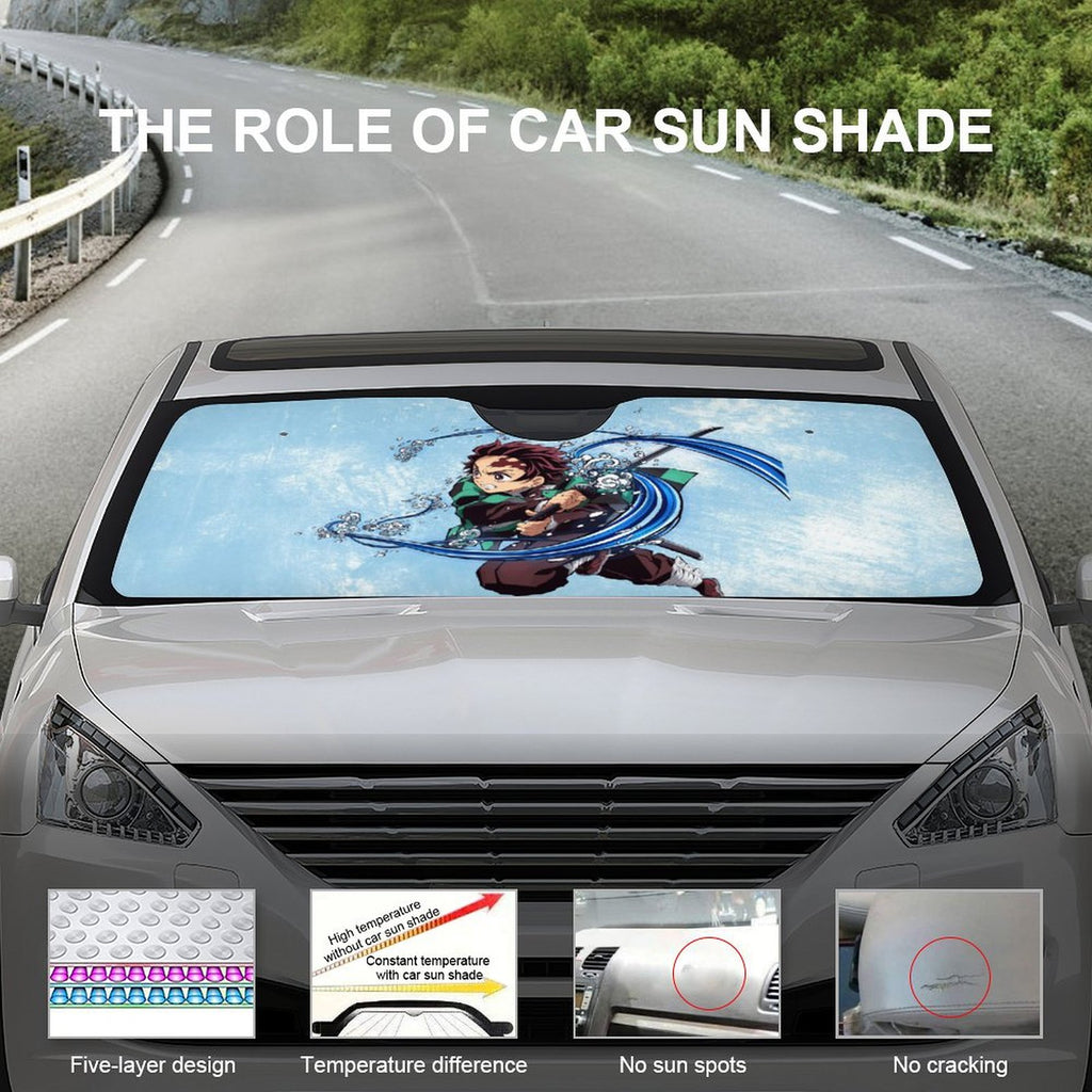 Foldable Reflective Car Windshield Sunshade K818