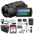 UHD 4K Handycam Camcorder Bundle with 128GB Memory Card E4970