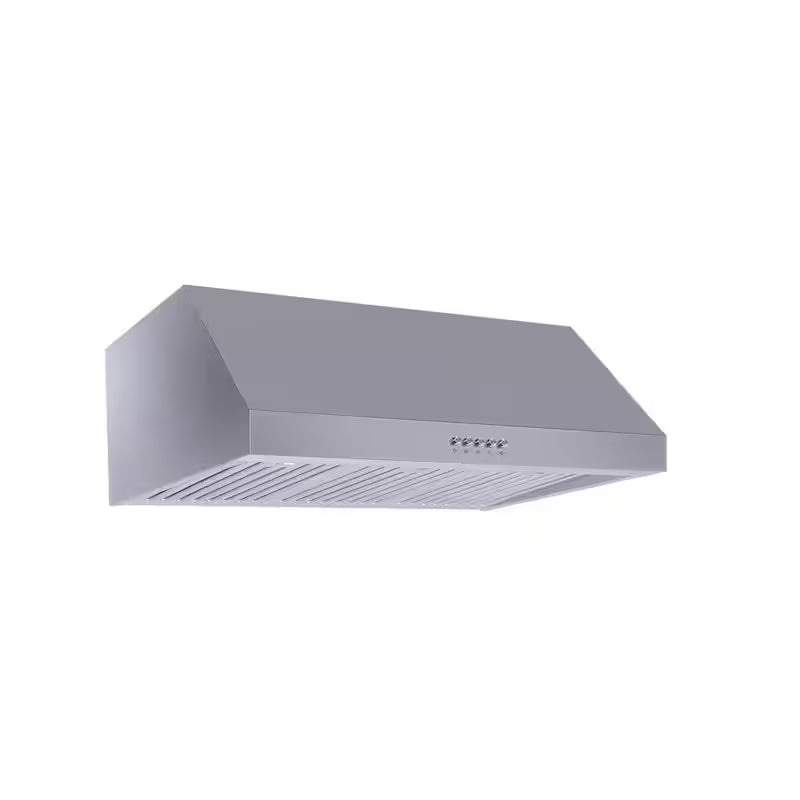 30 in. 500CFM Convertible Under Cabinet Range Hood in Stainless Steel F14995