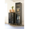 Glass Two Door Apothecary Cabinet N53955