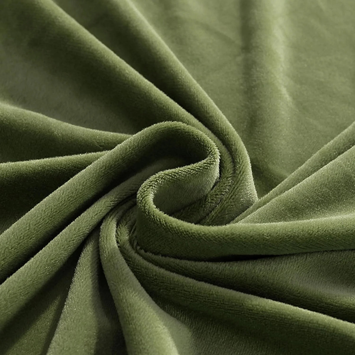Olive Green Velvet Club Chair P856