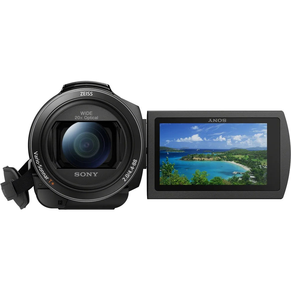 UHD 4K Handycam Camcorder Bundle with 128GB Memory Card E4970