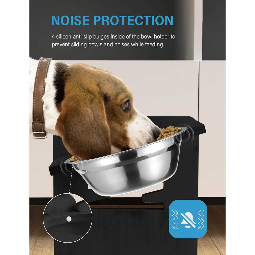 Adjustable Elevated Dog Bowls with Stand M50298