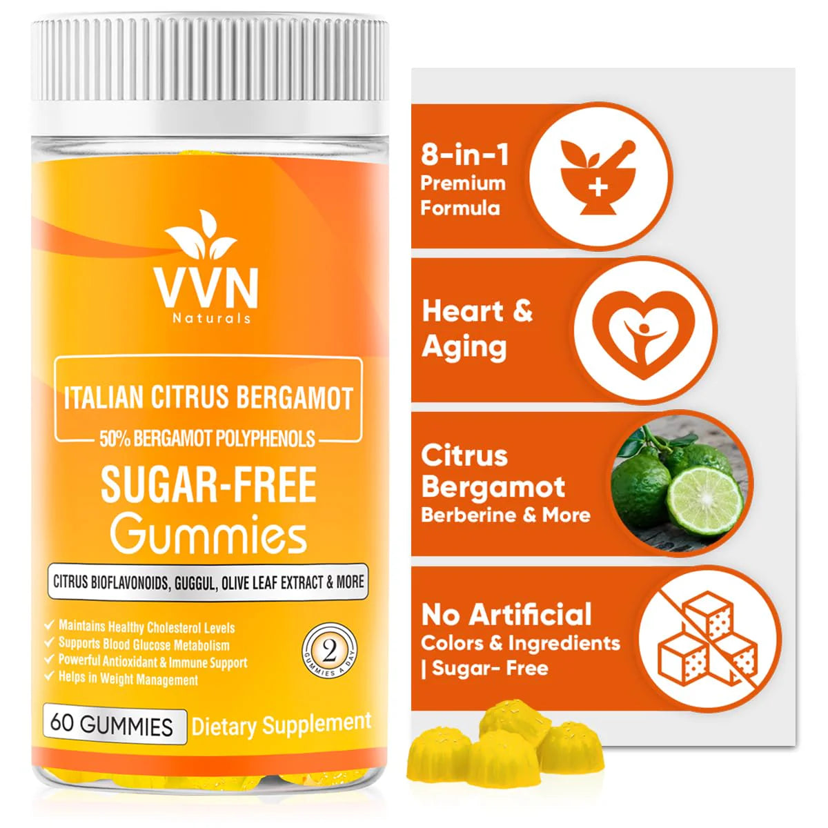 Citrus Bergamot Extract Gummies 60 ct. M16784