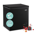 3.5 Cu.Ft Black Chest Freezer with Removable Basket R568