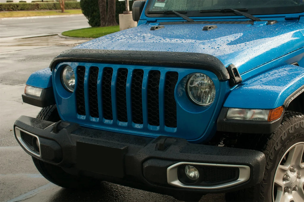 Dark Smoke Hood Shield J350