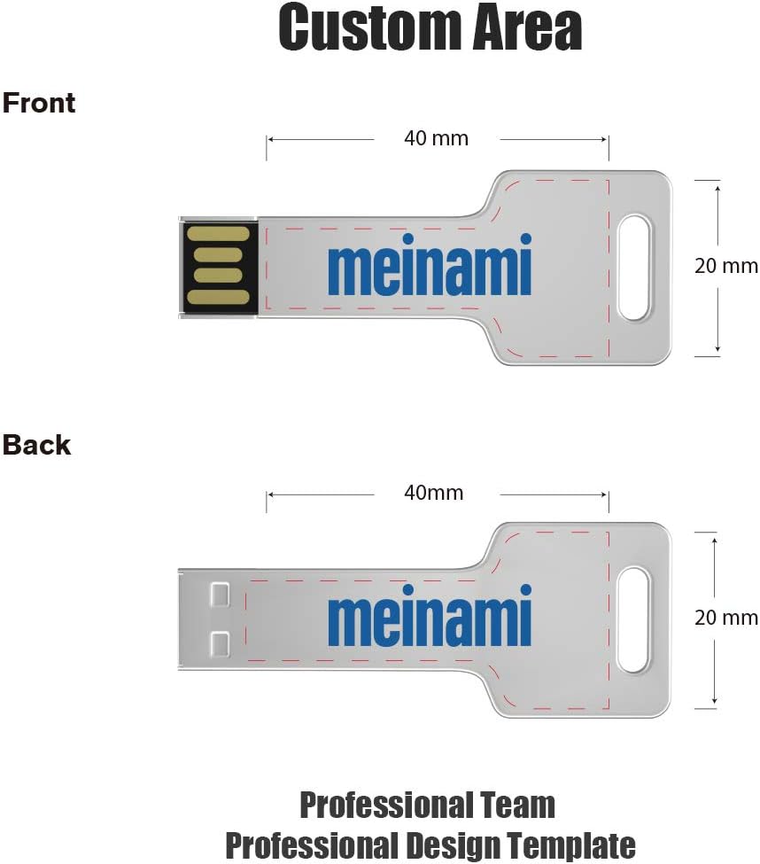 25 Pack Customized Metal USB Flash Drive Z3830