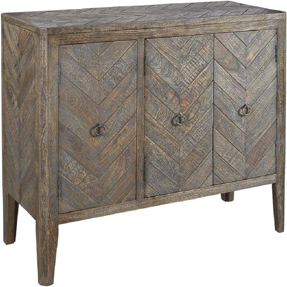 Brown Gold Accent Cabinet O476871