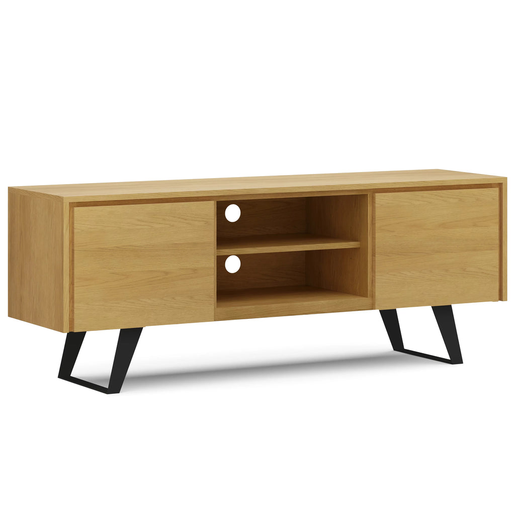 63 inch Oak TV Media Stand W3277