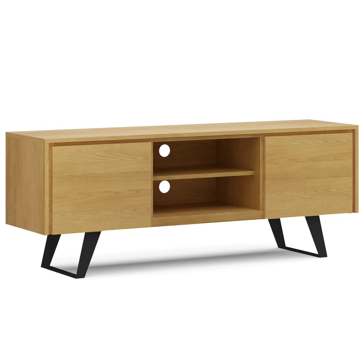 63 inch Oak TV Media Stand W3277
