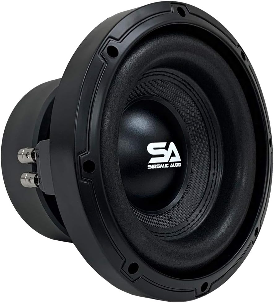 8 Inch 1000 Watt Dual 4 Ohm Car Audio Subwoofer Pack of 2 O176994