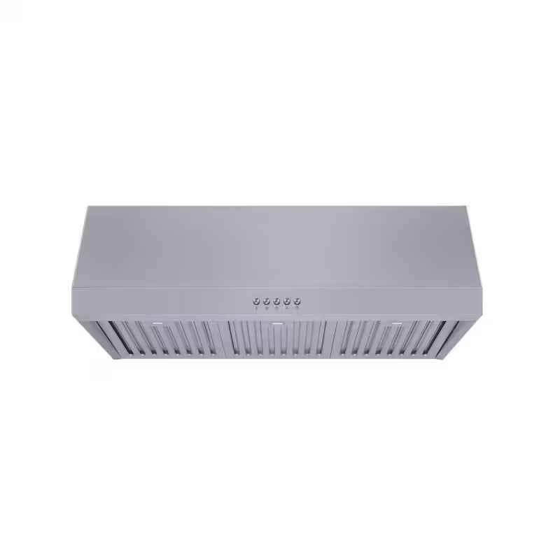 30 in. 500CFM Convertible Under Cabinet Range Hood in Stainless Steel F14995