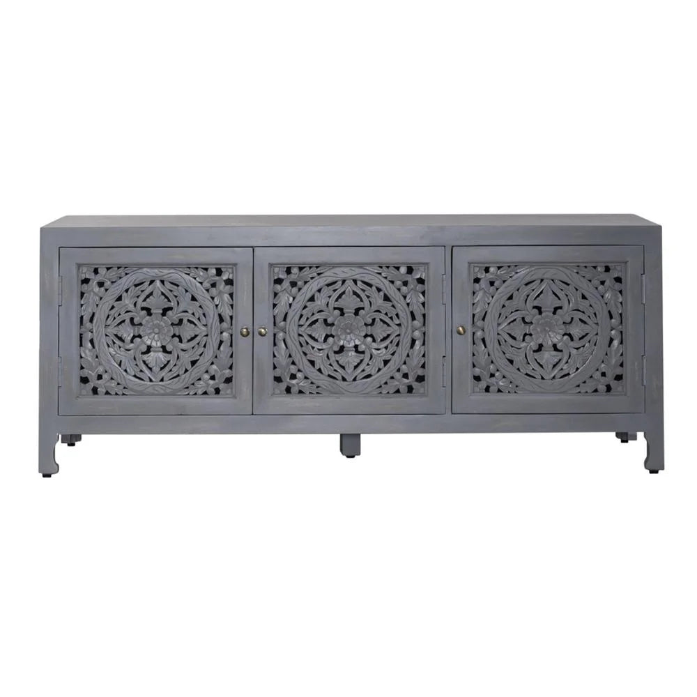 65 Inch 3 Door Accent TV Stand A1718