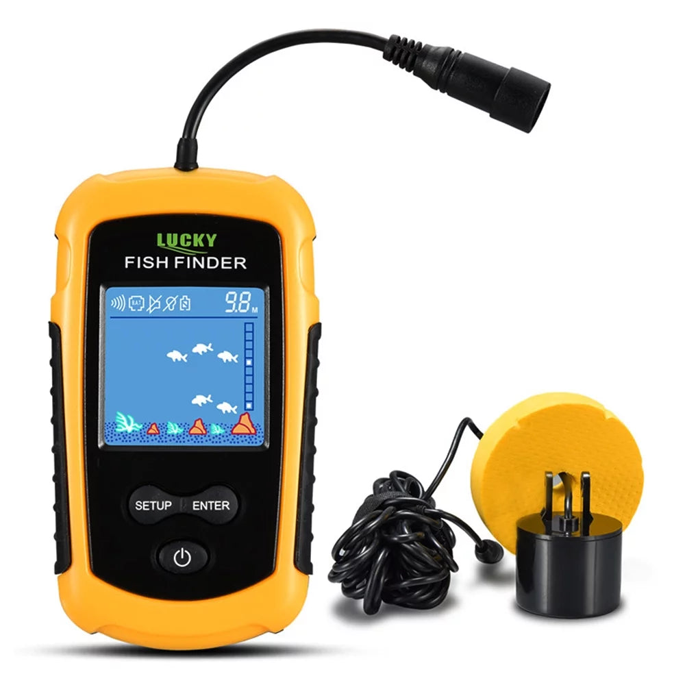 Portable Wired Fish Finder 100M Depth Sonar T204