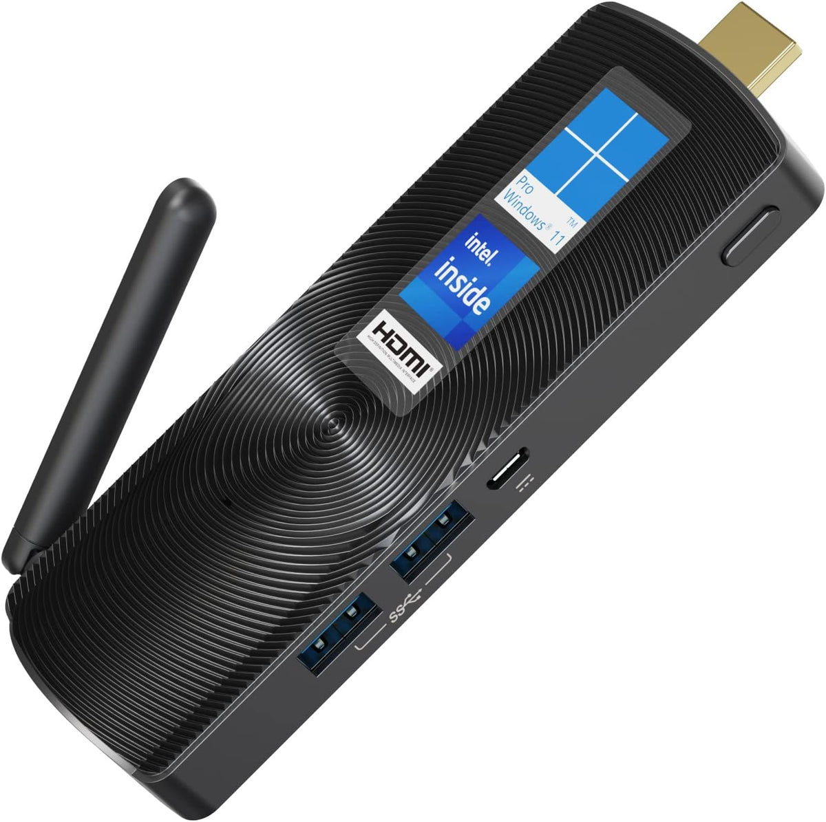 Mini PC Stick Fanless Windows 11 Pro Celeron J4125 8GB/256GB Small Computer X944