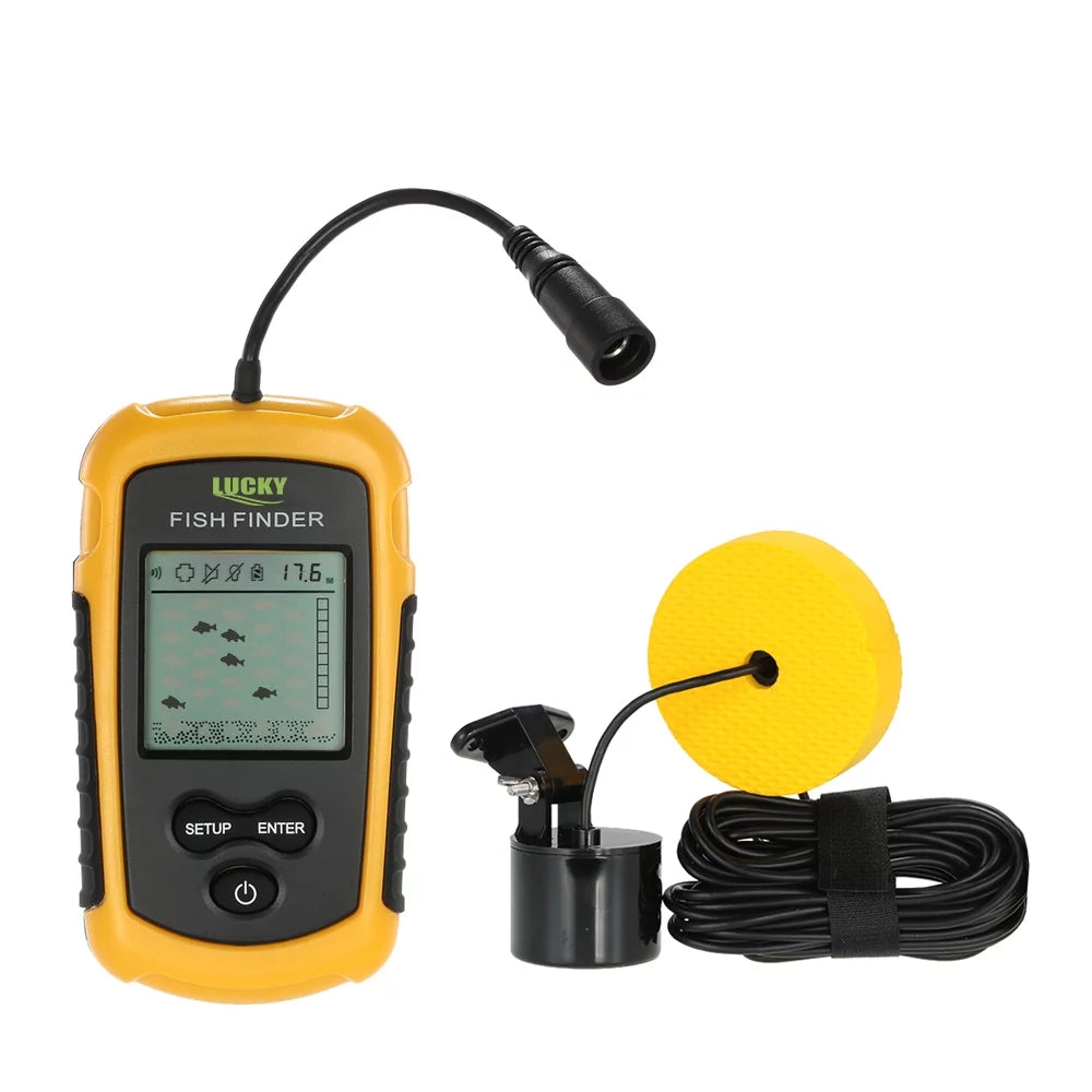 Portable Wired Fish Finder 100M Depth Sonar T204