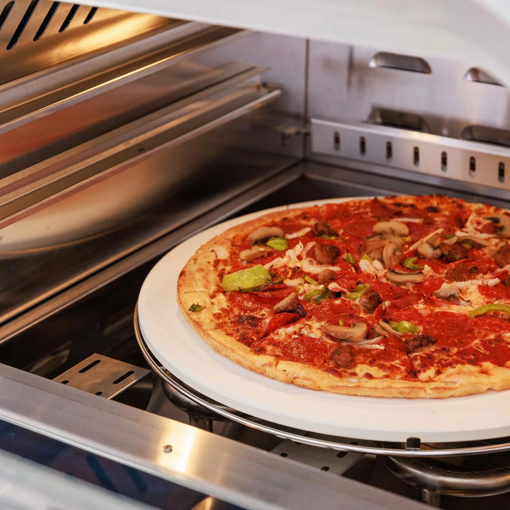 26-Inch Built-In Propane Outdoor Pizza Oven with Rotisserie Q4874