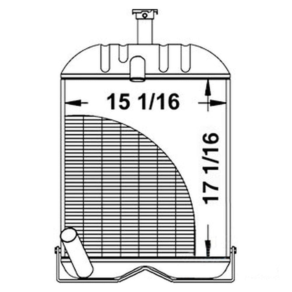 Ford Tractor Radiator B99387