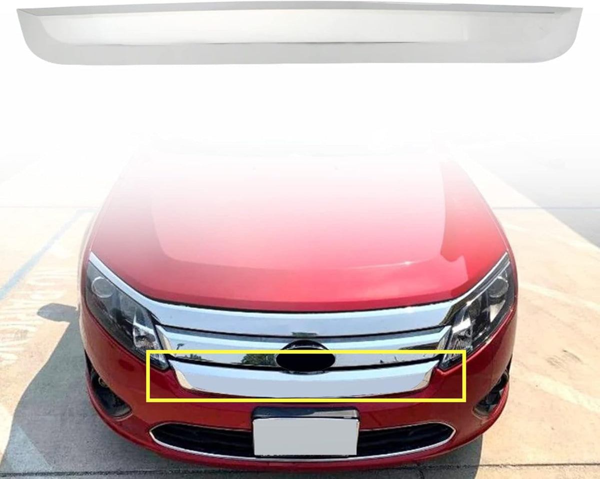 Chrome Front Grille Trim Lower Molding Replacement Pack of 2 B210616