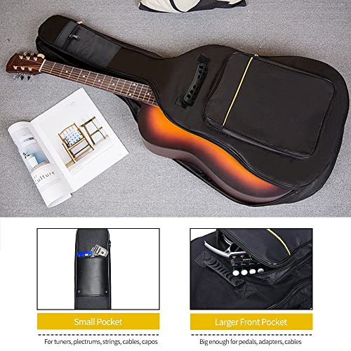 Guitar Accessories Kit with Gig Bag, Folding Stand, Adjustable Strap J4886