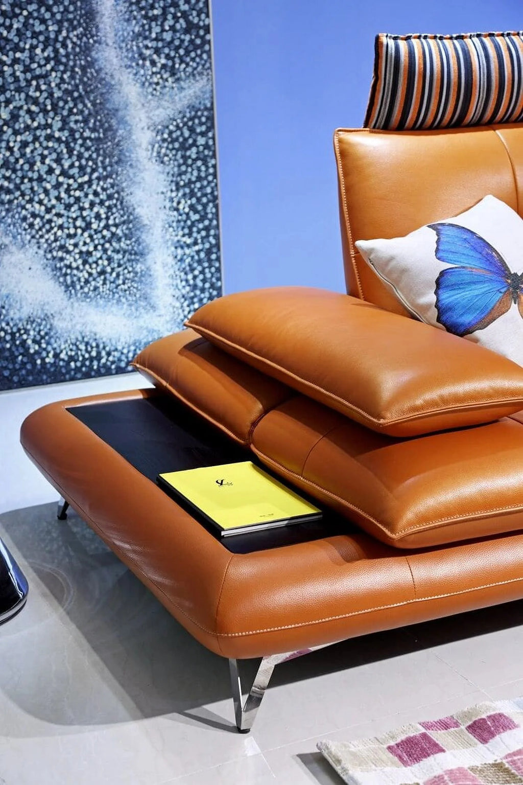 Genuine Leather Sectional Sofa W802746