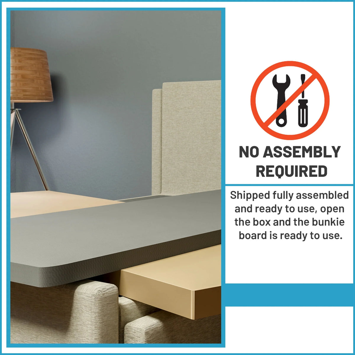 1.5 Split Wood Bunkie Board Queen A40844