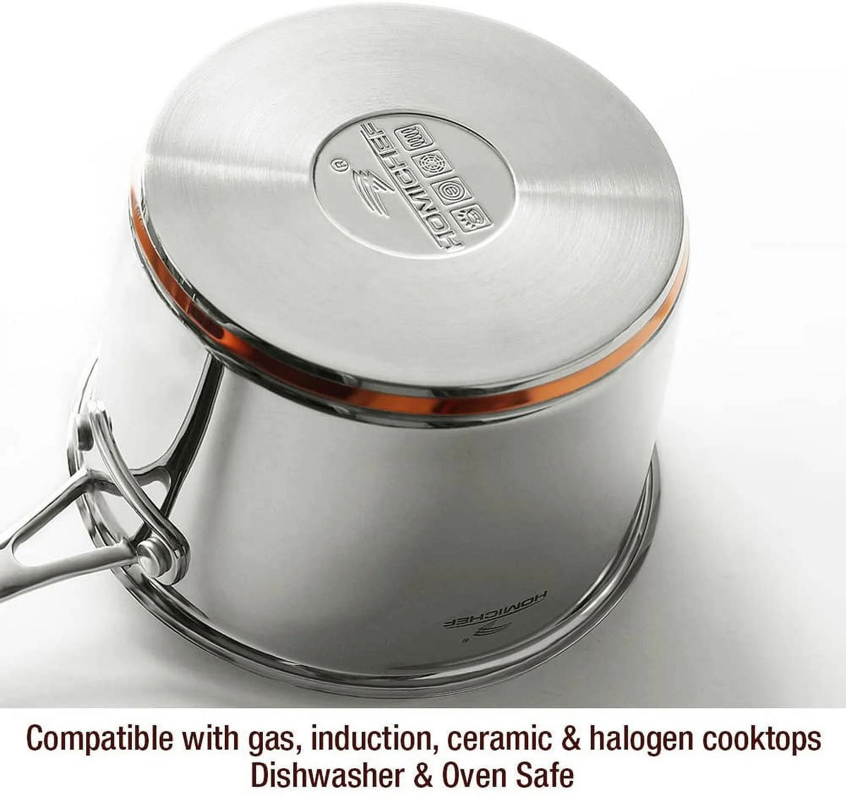 10-Piece Nickel Free Stainless Steel Cookware Set P97447