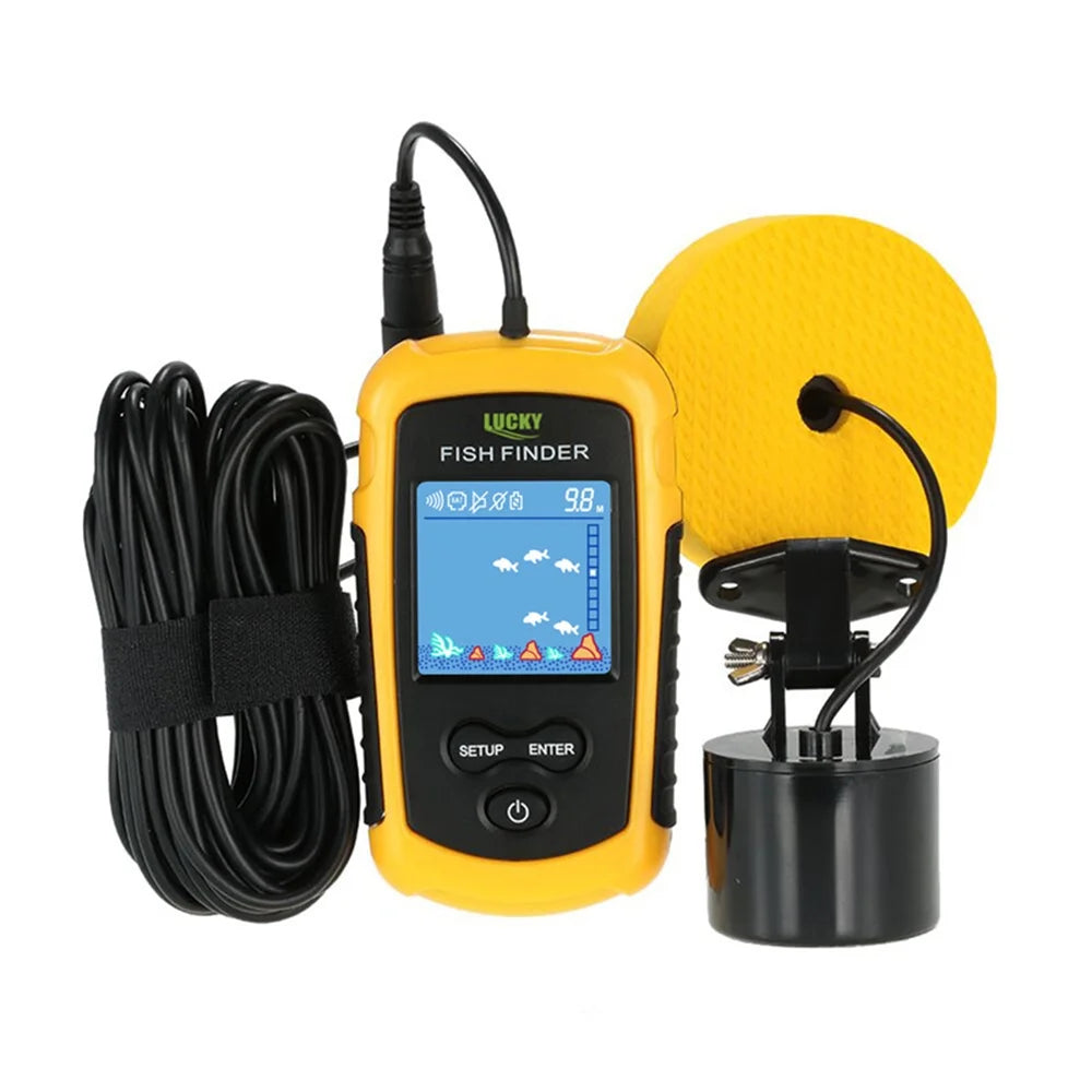 Portable Wired Fish Finder 100M Depth Sonar T204