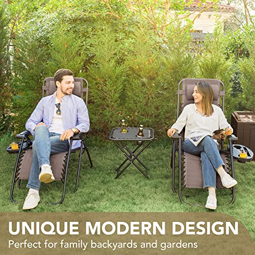 Beige Zero Gravity Chair Set of 2 B937
