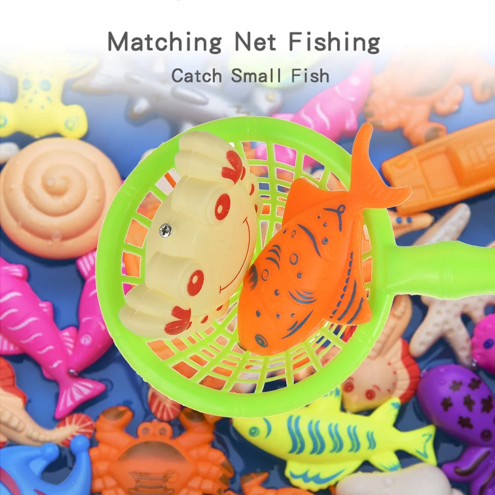 22 Pcs Magnetic Fishing Rod Toy Game Model F9510