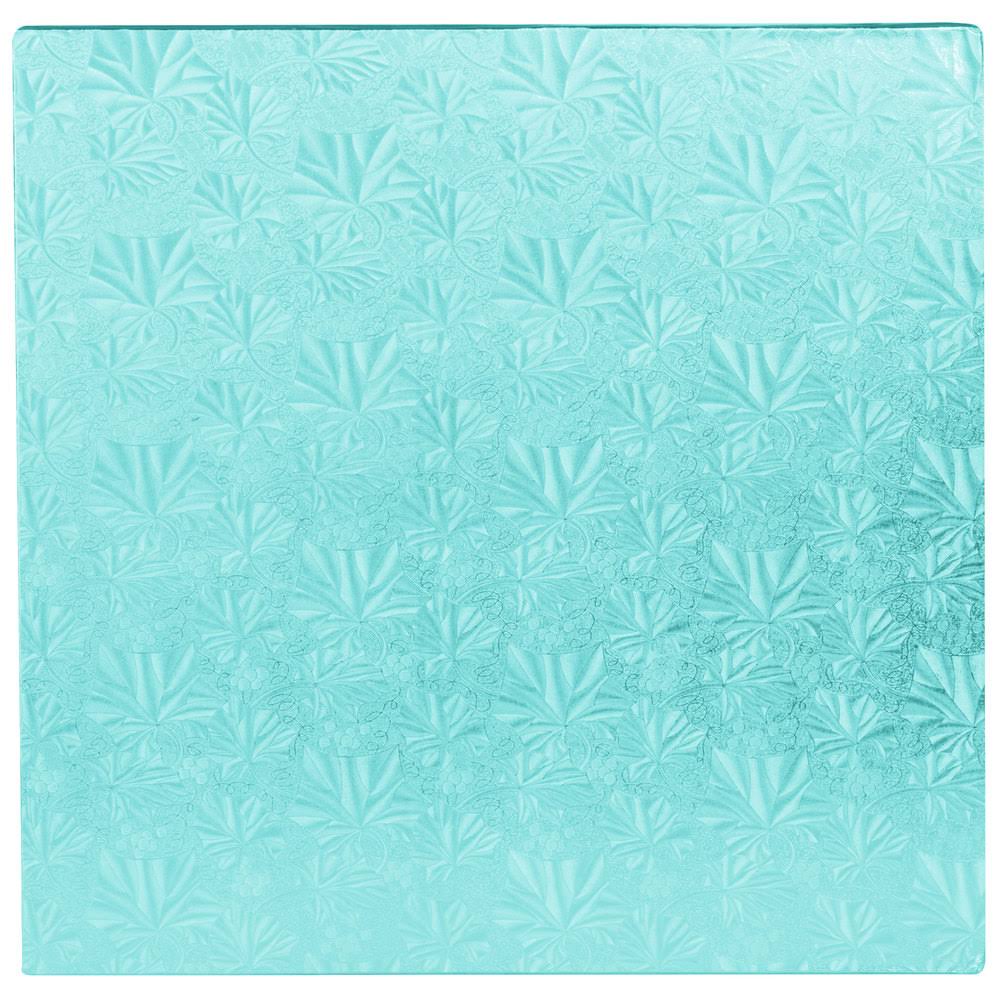 14x22 Blue Square Cake Drum - 12/Case S33599