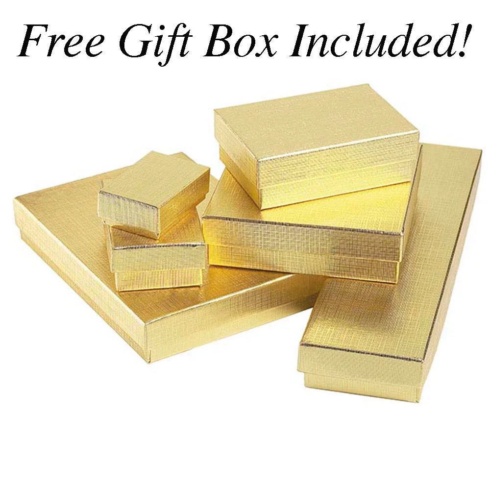 10K Yellow Gold Pendant With 2.5mm Cuban Link Chain Necklace Set A140