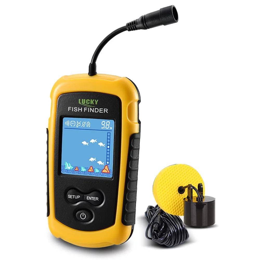 Portable Wired Fish Finder 100M Depth Sonar T204