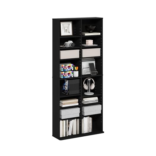 Space Saving Multimedia Storage Tower, White W598689