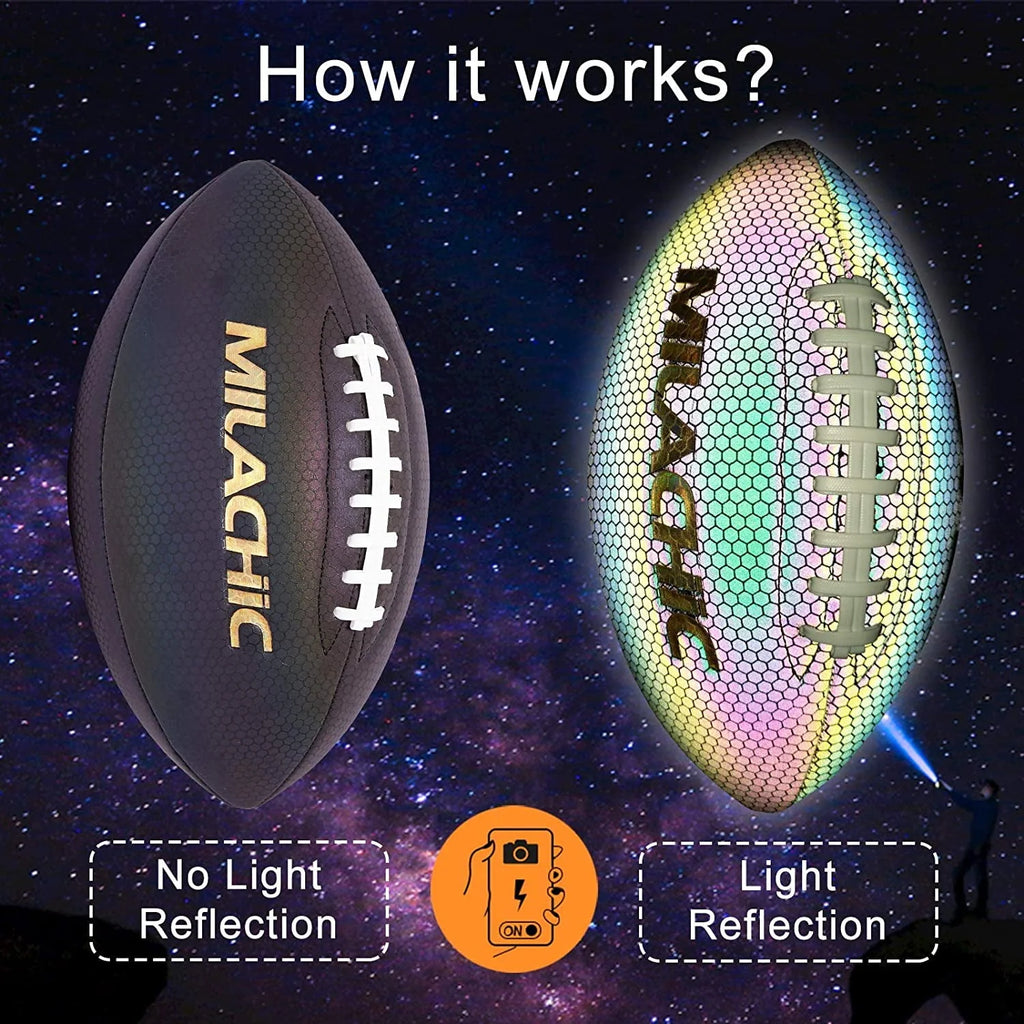 Holographic Reflective Football with Pump J10378