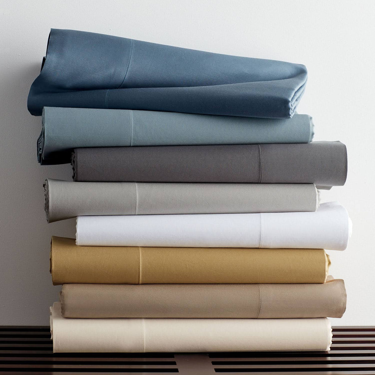 Queen Supima Cotton Sateen Fitted Sheet H2204