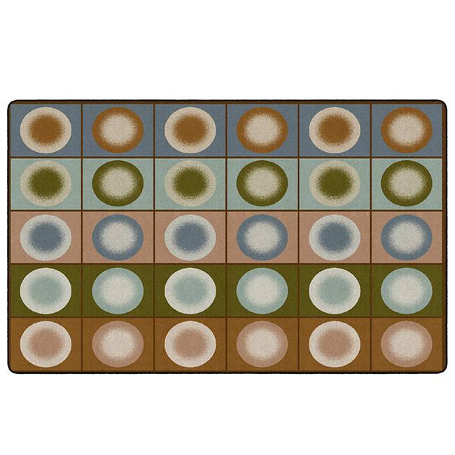 Dot Spots Earth Tone Carpet O90262