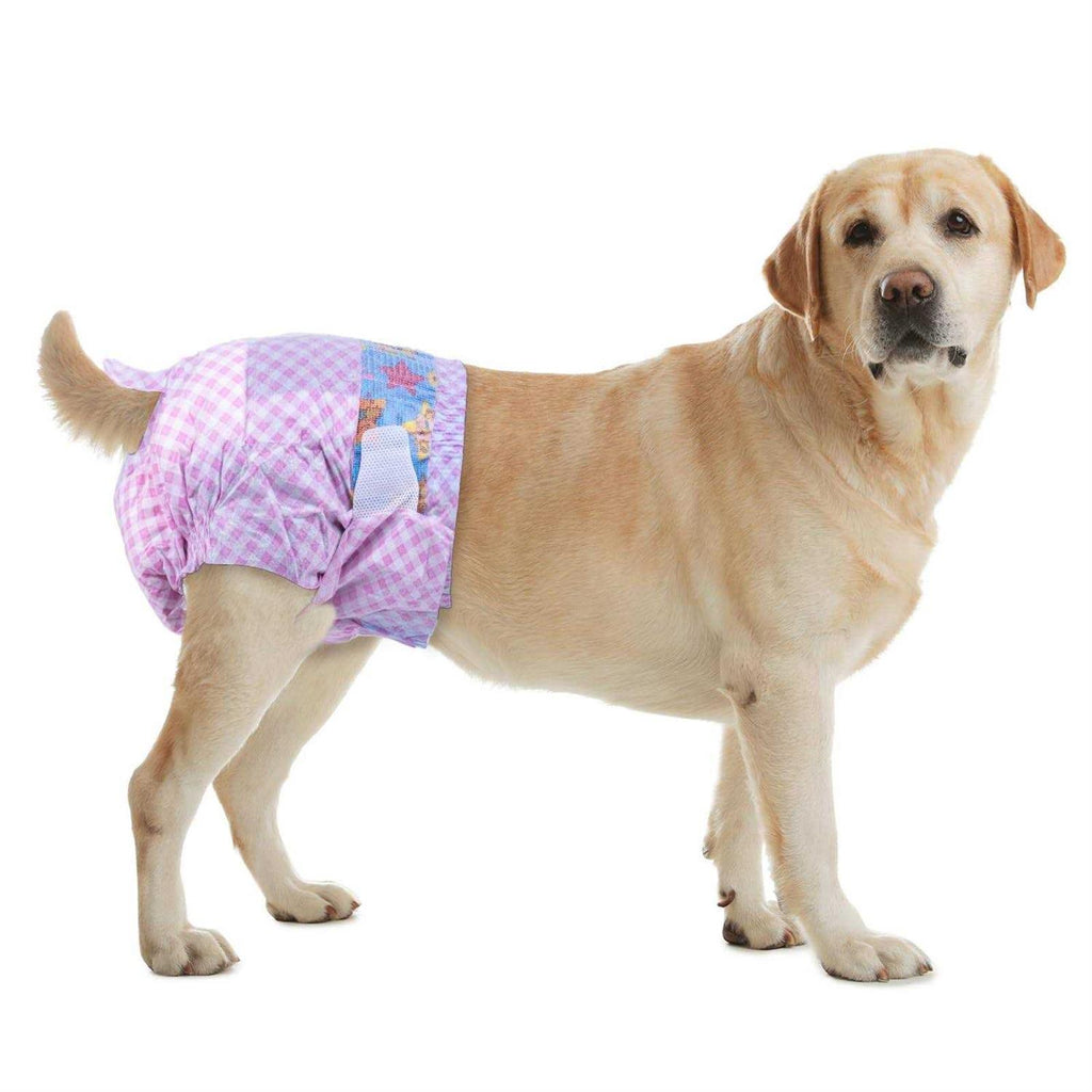 Disposable Female Dog Diapers with Adjustable Elastic Waistline D3332