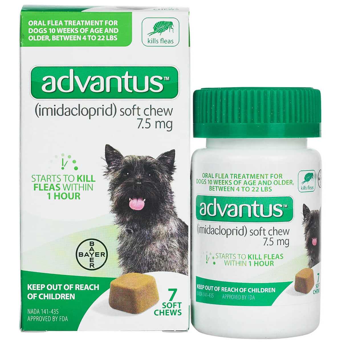 Oral Flea Treatment Soft Chews for Dogs A2163