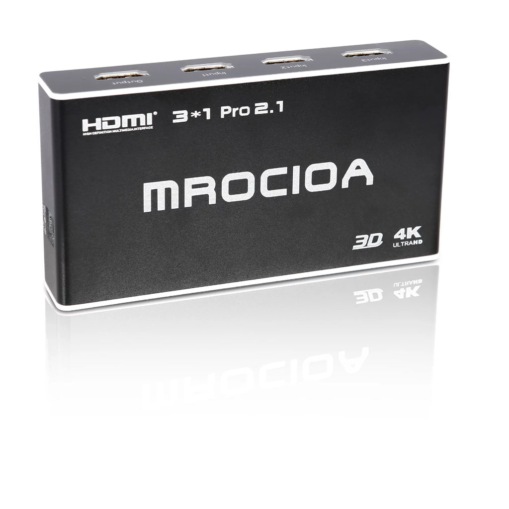 HDMI 2.1 Switch 8k 3in 1 out HDMI Splitter with IR Remote B2550