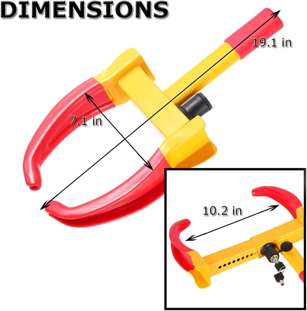 2 Pack Metal Wheel Lock Tire Clamp G839458