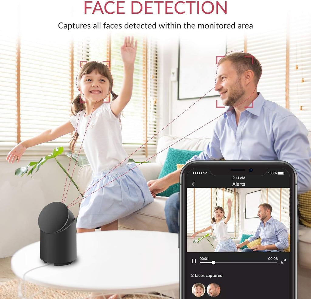 2K WiFi Indoor Security Camera with Night Vision S273