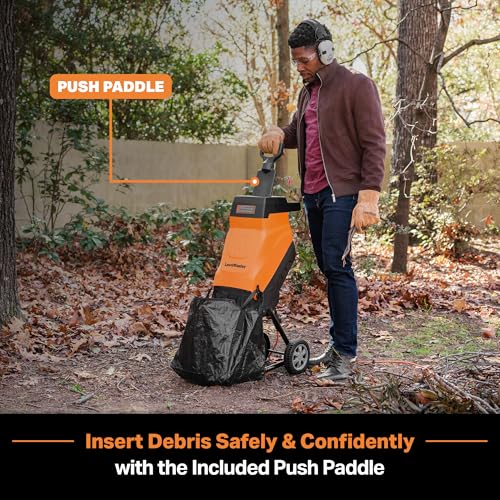 Electric Wood Chipper Shredder 15-Amp 1.8-Inch Cutting Diameter G161087