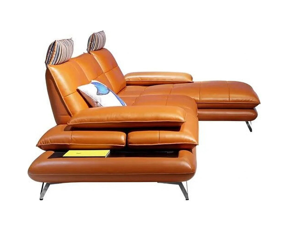 Genuine Leather Sectional Sofa W802746