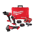 18-Volt Lithium-Ion Brushless Cordless Combo Kit 2-Tool with 2 Batteries Charger 4-1/2in. to 5in. Grinder L36301