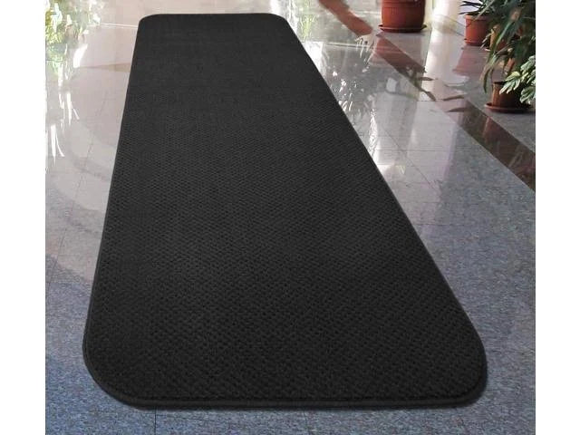 Skid-Resistant Carpet Runner - Black - 22 ft. x 36 in. G5532