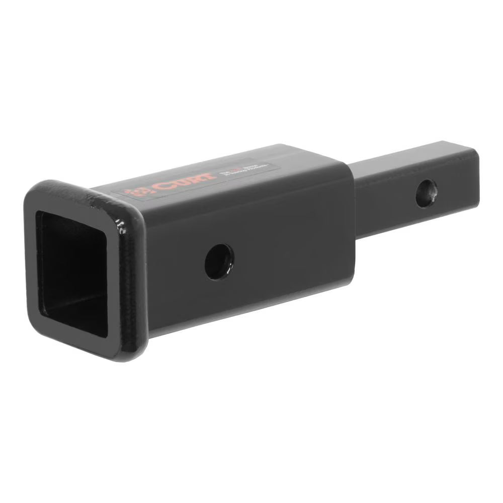 Trailer Hitch Receiver Adapter, 1-1/4 to 2-Inch, 6-1/4-In Extension, 350 lbs P4626