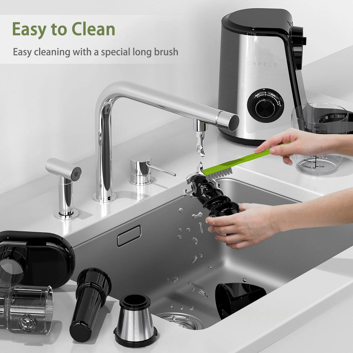 150W Masticating Juicer X9912