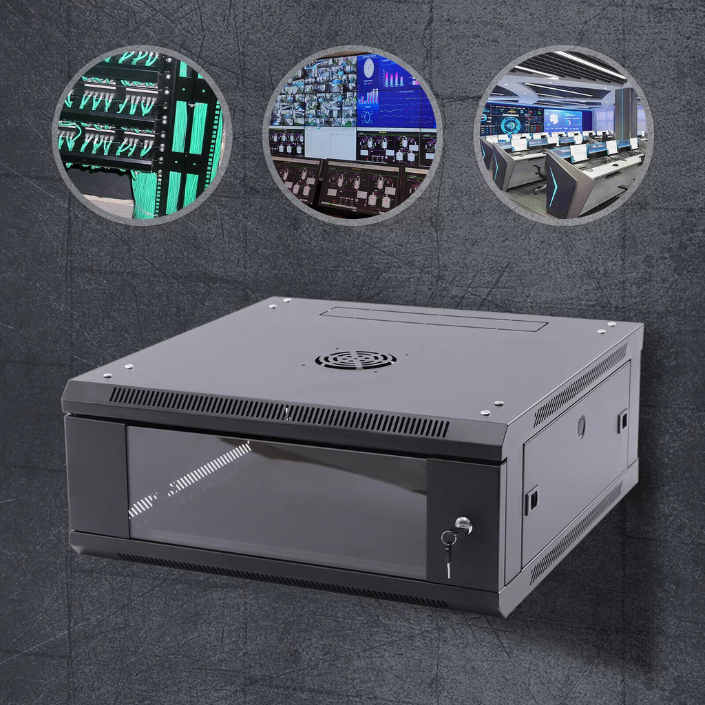 24" Deep 4U Lockable Server Rack Cabinet U660