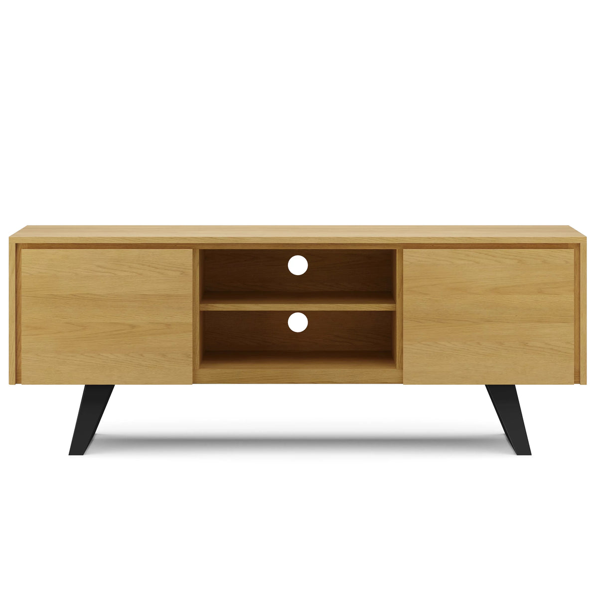 63 inch Oak TV Media Stand W3277